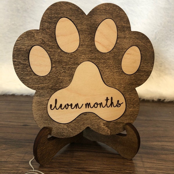 Letrero de hito para mascota - Intercambiable - Archivo de corte digital