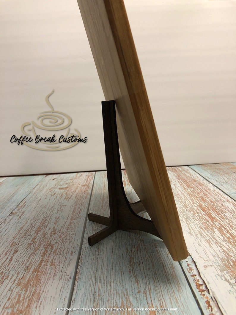 Easel Stand SVG in 3 Sizes Digital Cut File 1/4 Inch Wood Etsy
