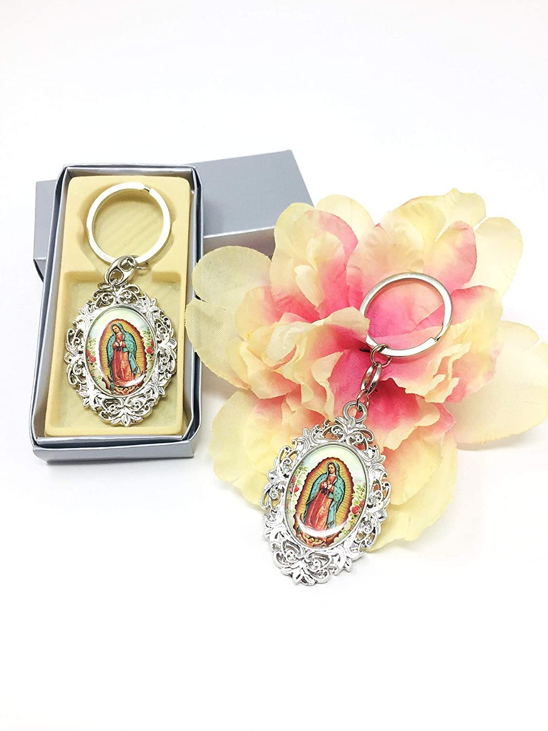 12 PCS Our Lady of Guadalupe Favor Baptism First Communion Memory