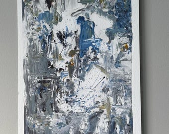 Abstract Acrylic Print ‘Washed Away’