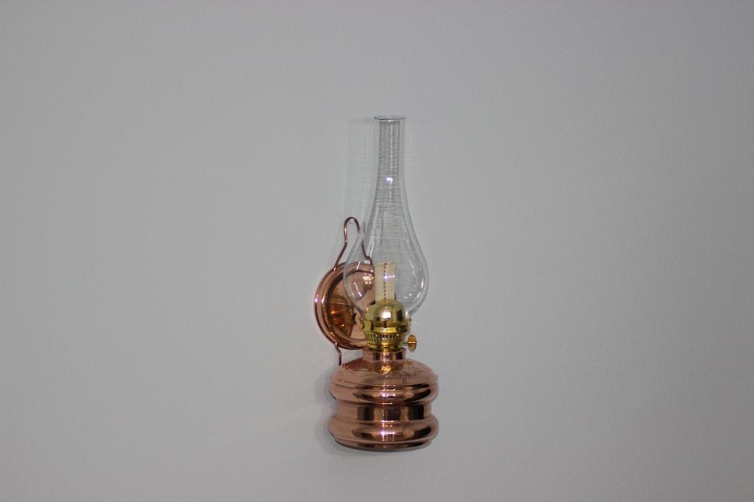 2 Vintage Petroleumlampen Aus Glas - Farbverlauf Sturmlaternen Für Garten & Zuhause