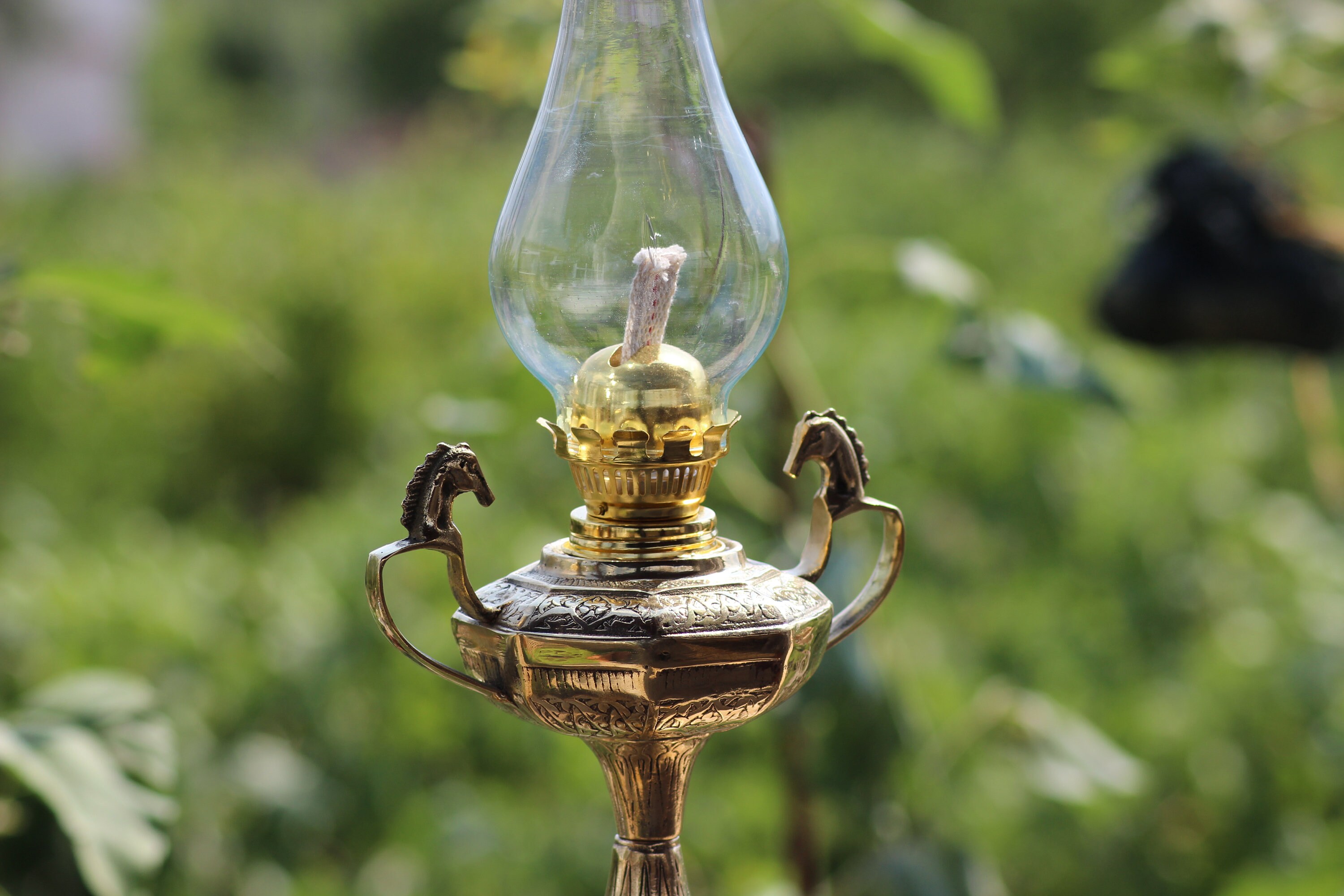 Vintage Oil Lamp Kerosene Lamp Antique Oil Lamp Brass Lamp Etsy