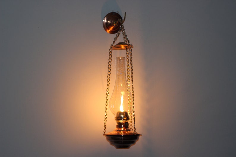 Wall Hanging Oil Lamp Vintage Oil Lamp Antique Oil Lamp Etsy