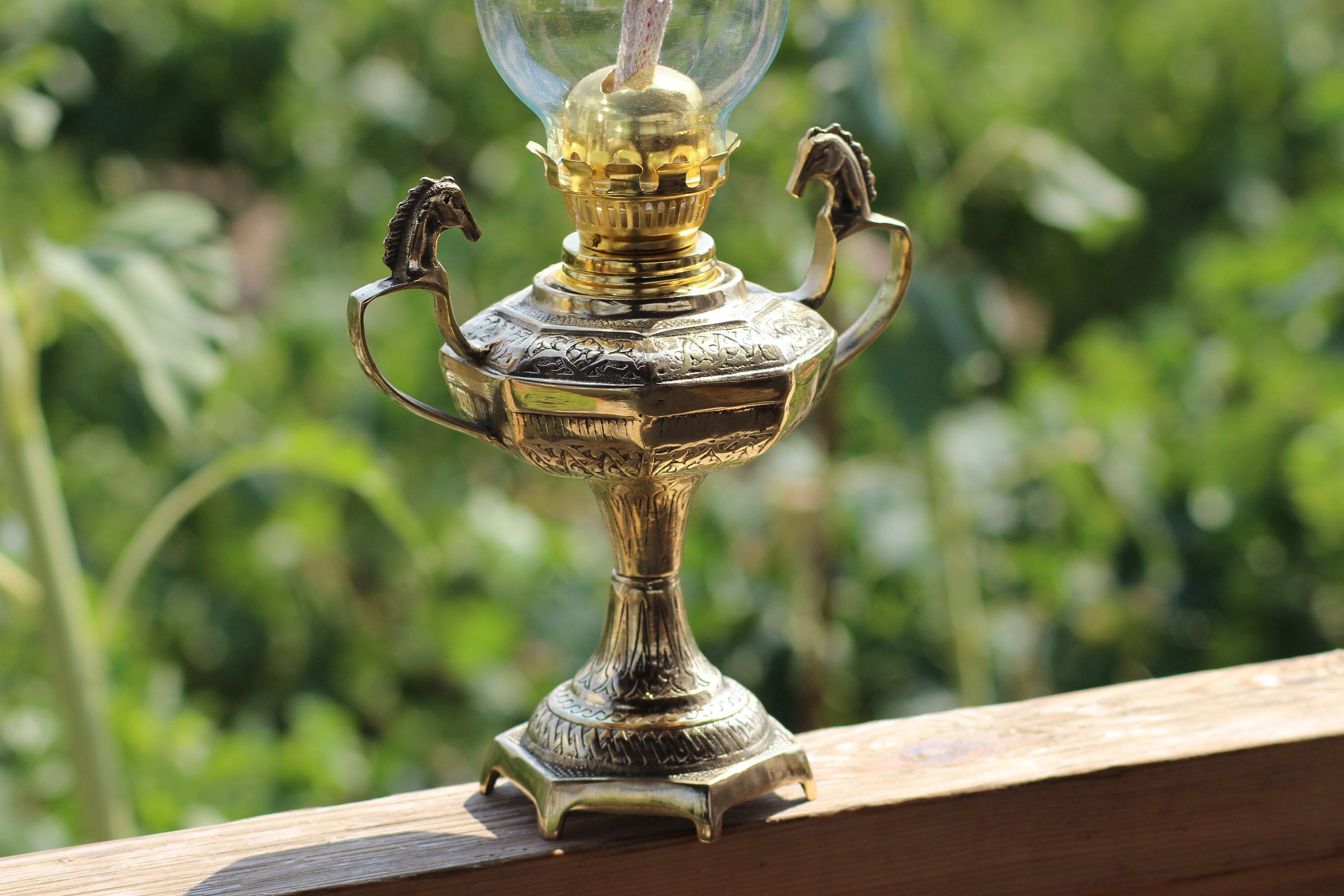 Vintage Oil Lamp Kerosene Lamp Antique Oil Lamp Brass Lamp Etsy