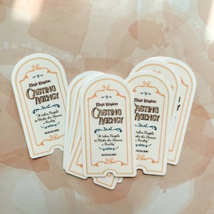 Magic Kingdom Custom Casting Agency Door Sticker - Stickers - Boho - Stickers -Mouse Stickers - Cast Member