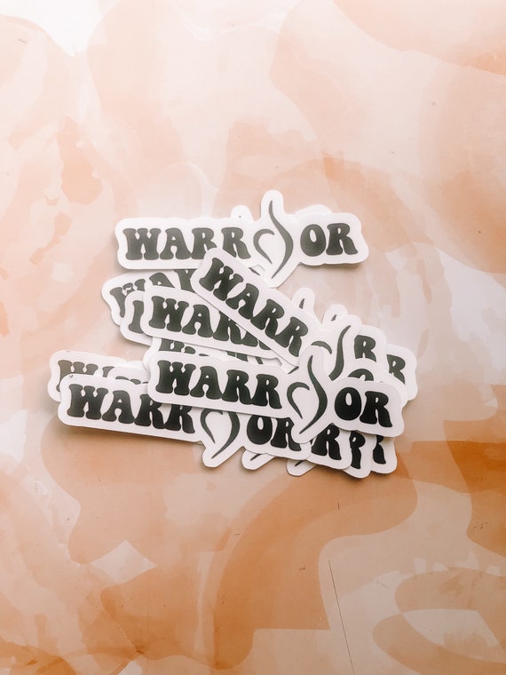 Warrior Stickers - NEDA Stickers - Stickers - You Are Not Alone Stickers - Faith Stickers - Eating Disorder Awareness Stickers - Neda