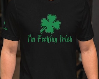 I Am Feeling Irish T-Shirt - Happy St. Patricks Day - Dubin -  Adult Men Women Unisex T-Shirt
