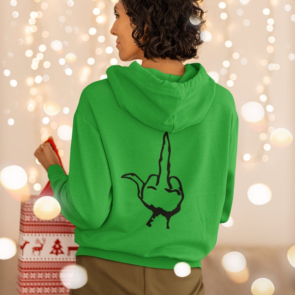 Grinch funny Christmas hoodie for a friend, Merry Christmas sweater with hoodie for a family member, Adults, Kids, Men And Women.