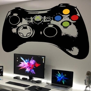 Controller Sticker Vinyl Sticker for Joystick Gaming Vinyl Sticker for IT Controller Sticker for Gamer Joystick Wall Decal Gameroom Decor