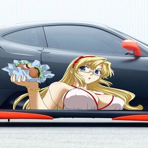 Japanese Livery, Large car livery, Manga decal, Large Vehicle Graphics, Sexy anime girl car sticker, Manga Theme Side Car Wrap, Anime Decals