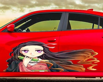Anime Girl Car Wrap, Anime Car Vinyl Decal, Anime Girl Car Sticker, Racing  Car Decal, Anime Car Wrap, Manga Decal, Anime Girl Car Design 
