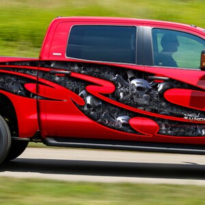 Pirate Truck Sticker Side Sticker Pirate Vinyl Car Sticker Pirate Vinyl Truck Sticker Design Vinyl Stickers Side Pirates Skull Bones Graphic