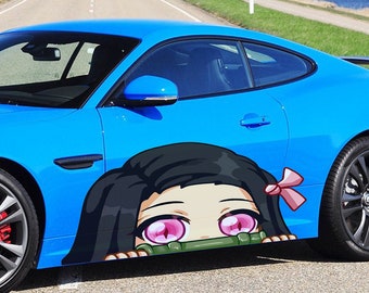 Japanese Anime Vehicle Livery, Manga Theme Side Car Wrap