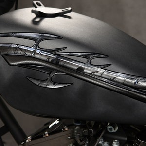 Tattoo Sticker Bike Side Graphics Vinyl Decal Tribal Wrap for Motorcycle Tribal Racing Stripes Crotch Rocket Vehicle Decor Graphic Art 3d