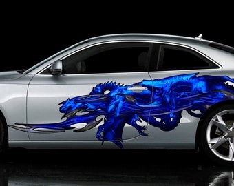 Dragon Car Decal - TenStickers