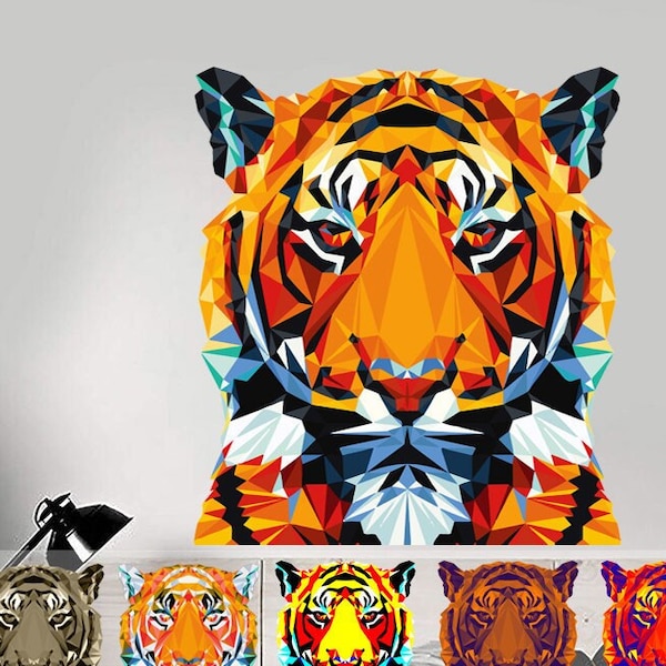 Geometric Wall Decal Etsy