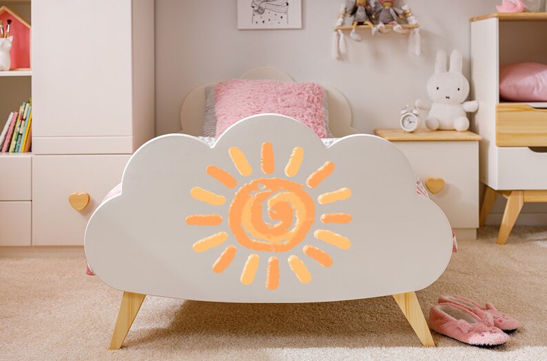 Sun Wall Decals Nursery Sunshine Decor Stickers Modern Murals Etsy