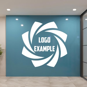 Stickers for Business Logo - Personalized Custom Vinyl Decals for Office, Storefront or Door -Logo Stickers Customized for Company Branding