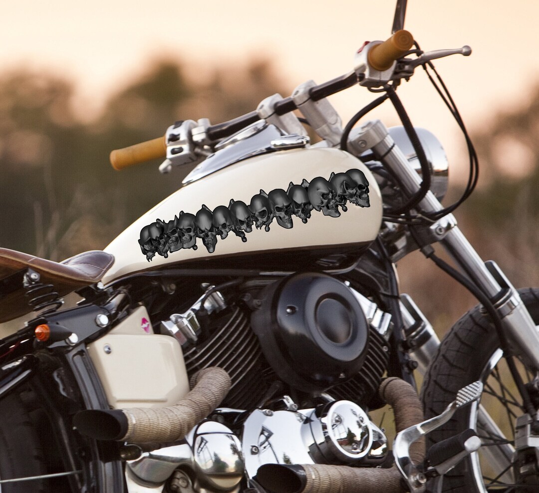 Sell CAR HOOD SIDE FENDER MOTORCYCLE SKULL DECORATION DECALS STICKER # 12 In Taiwan, Taiwan, For