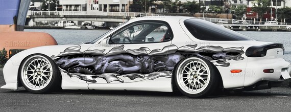 Buy Dragons Decal Full Color Car Side Graphics Vinyl Sticker Wrap