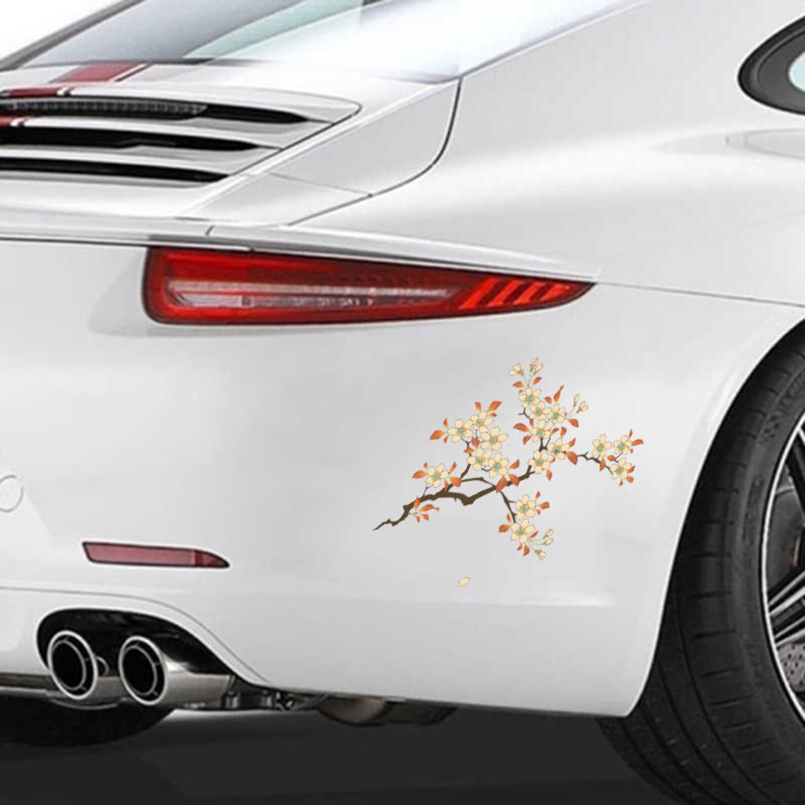 Japanese Tree Wall Art Decal Stickers Boho Sakura Branch Etsy