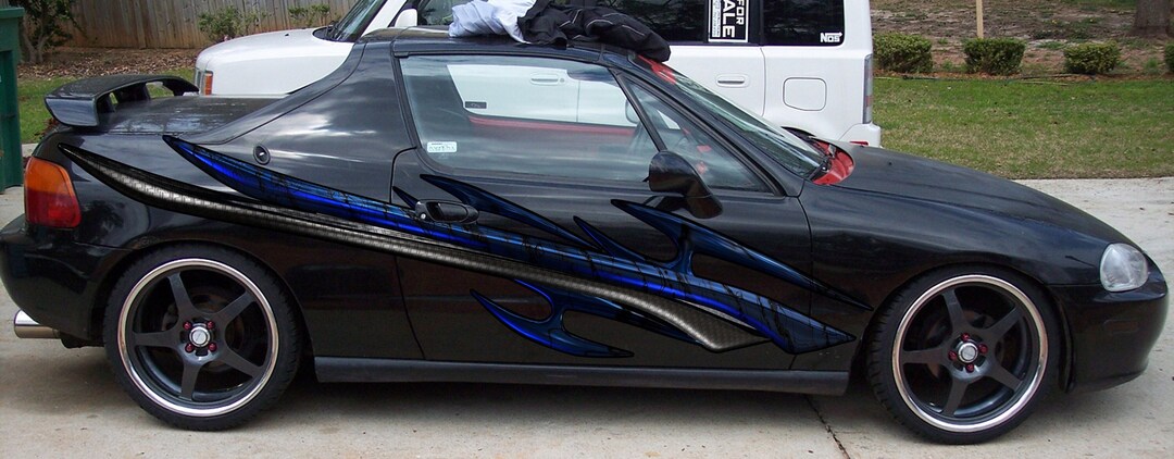 3D Tribal Car Graphics: Racing Stripes Vinyl Decal - Etsy