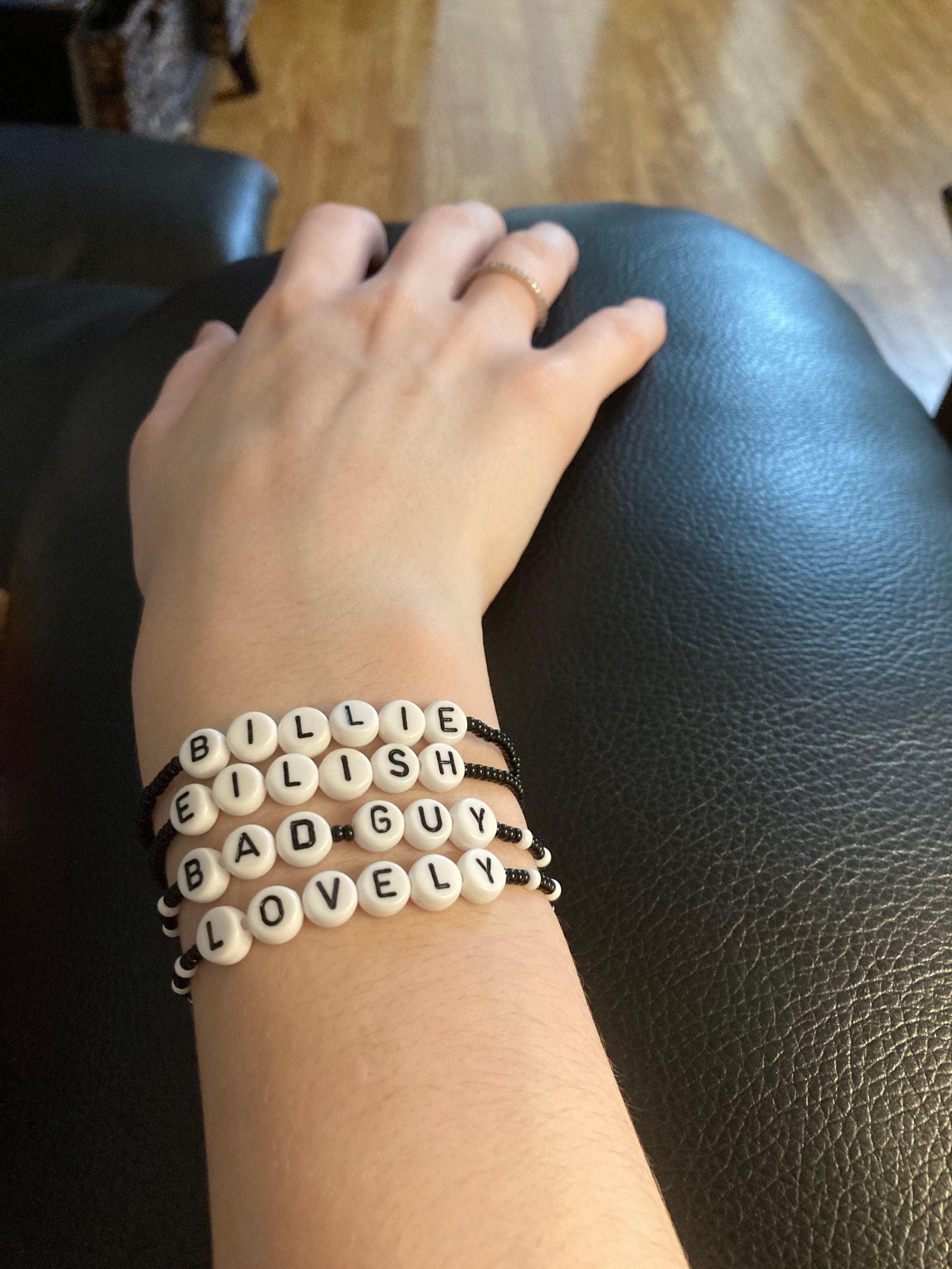 Pack of 4 Billie Eilish Bracelets | Etsy