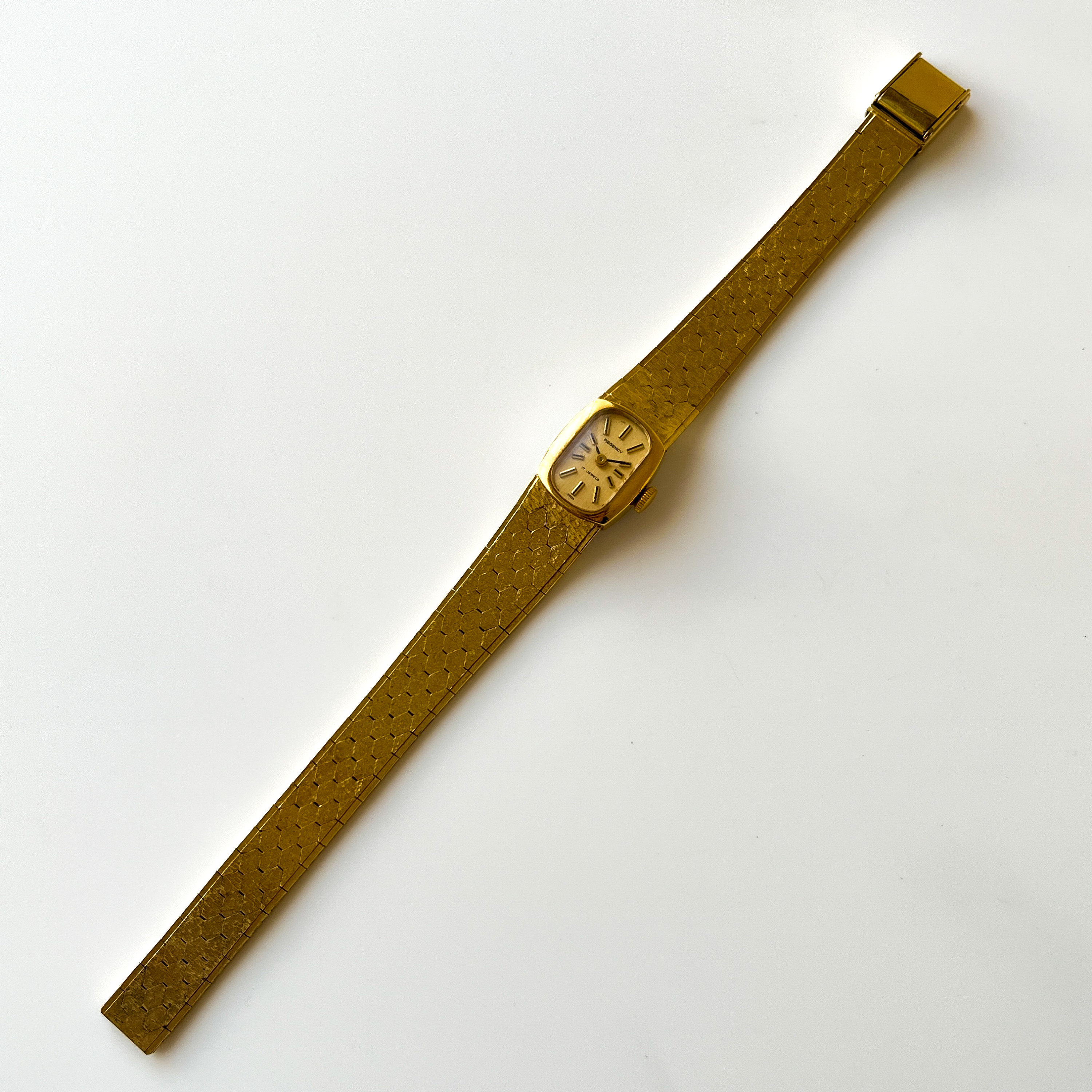 Regency 17 jewels gold watch sale