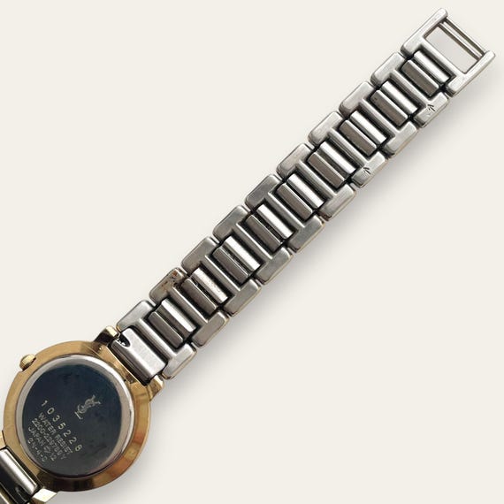 Vintage Yves Saint Laurent Quartz Watch Two Tone Roma… - Gem