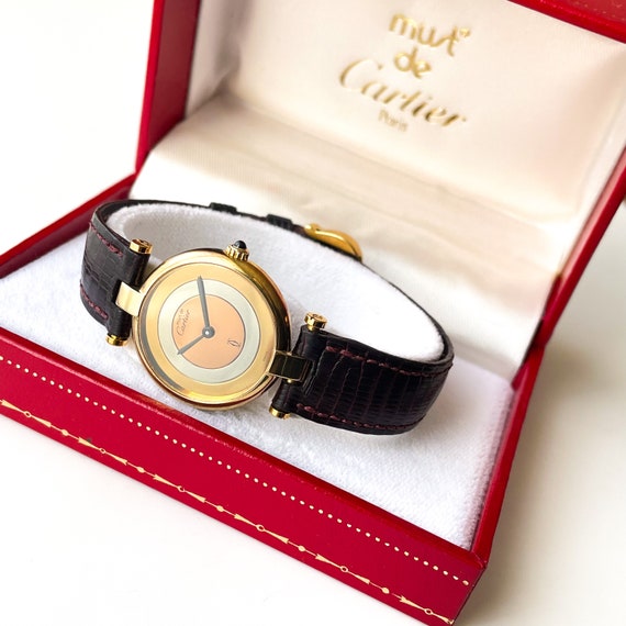Cartier Edition Paris Argent Boudreaux Double C, A Gold Plated Quartz  Wristwatch Available For Immediate Sale At Sotheby's
