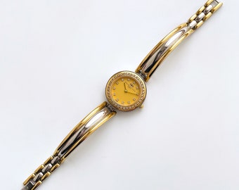 Vintage 1990s Two-tone Ladies' Balenciaga Bangle Quartz
