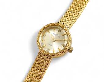 Ladies' Vintage 90s Gold-Plated Fendi Quartz Watch with