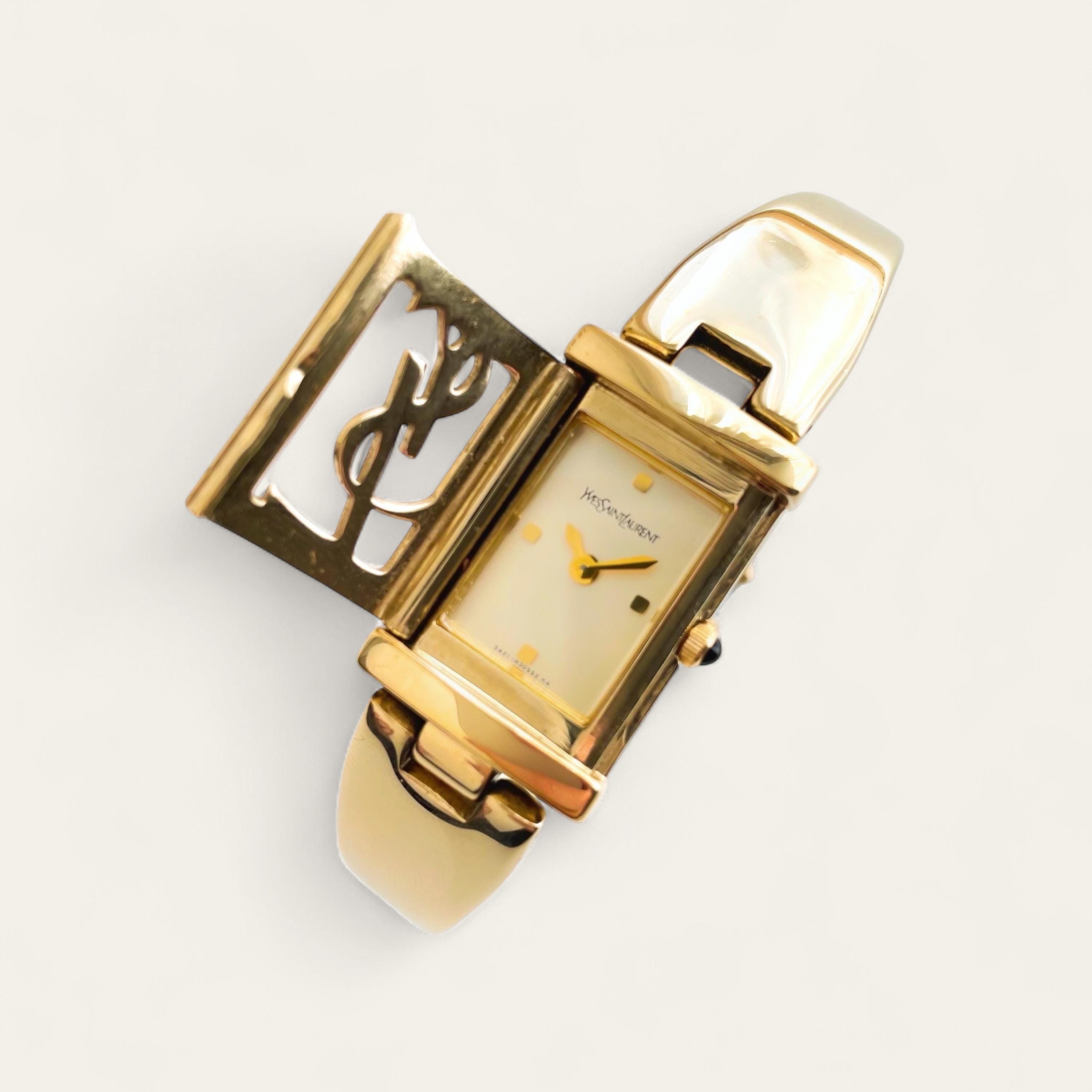 Yves Saint Laurent Gold Watches - Etsy