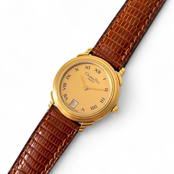 Vintage Christian Dior Gold-plated Ladies' Quartz Watch With