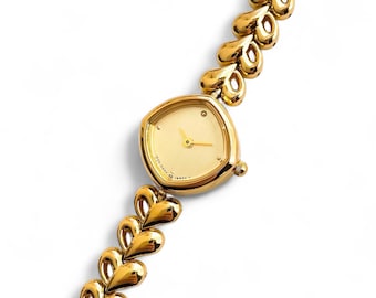 SEIKO 1E20-5280 Quartz Gold Plated Women's Bracelet Watch