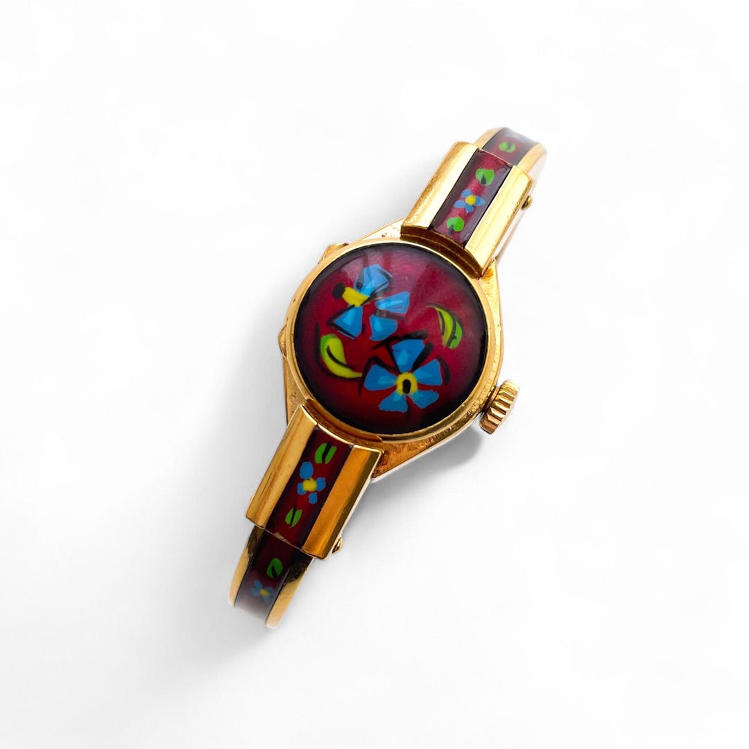 Vintage Ladies Chunky Gold Seiko Bangle Watch - Etsy