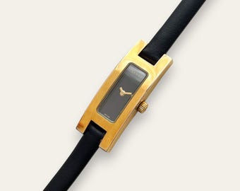 Vintage GUCCI 3900L Gold-tone Watch – Swiss Quartz – Retro