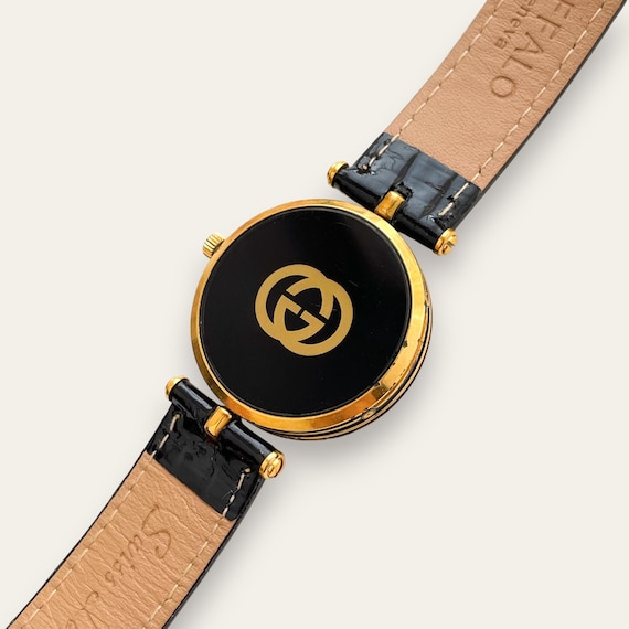 Gucci Moonphase Stack Triple Calendar Quartz Vint… - image 9