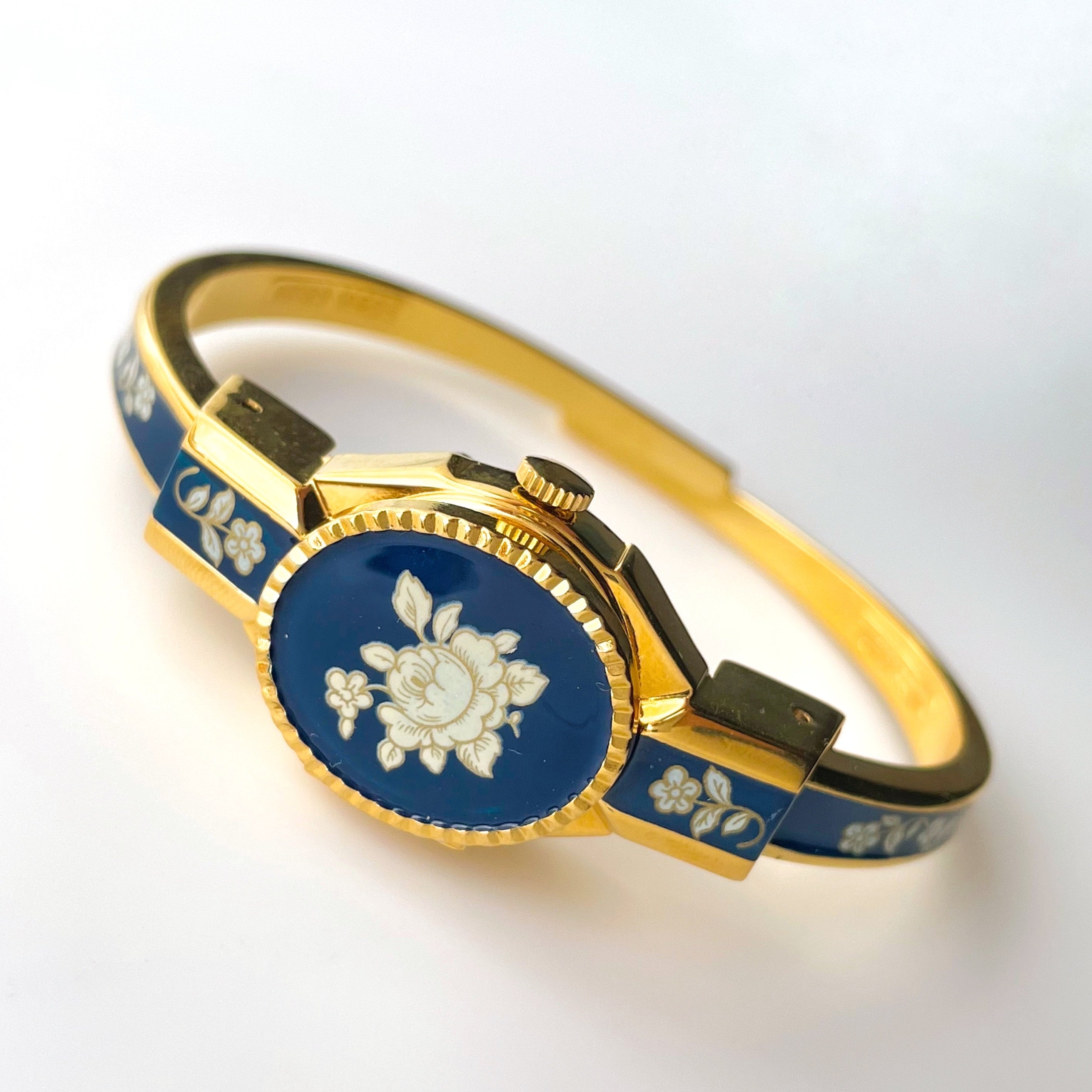 ANDRE MOUCHE 花柄ダイヤル レディース時計 ANDRE MOUCHE 花柄ダイヤル レディース時計