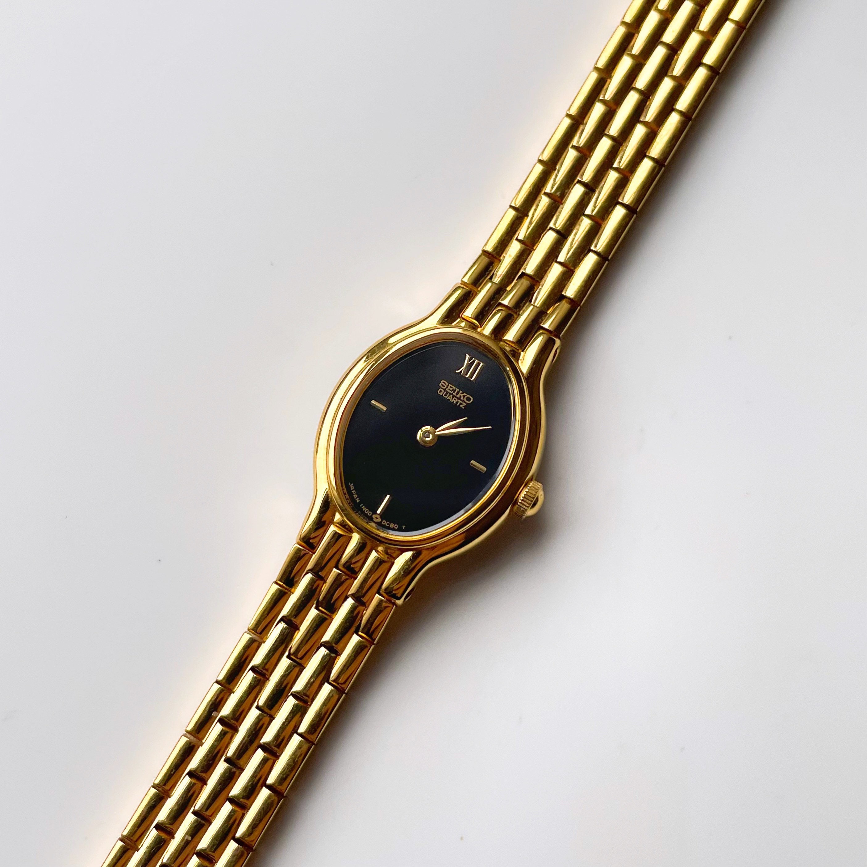 Dameshorloge Dun Horloge Dames Dun Goudkleurig Seiko