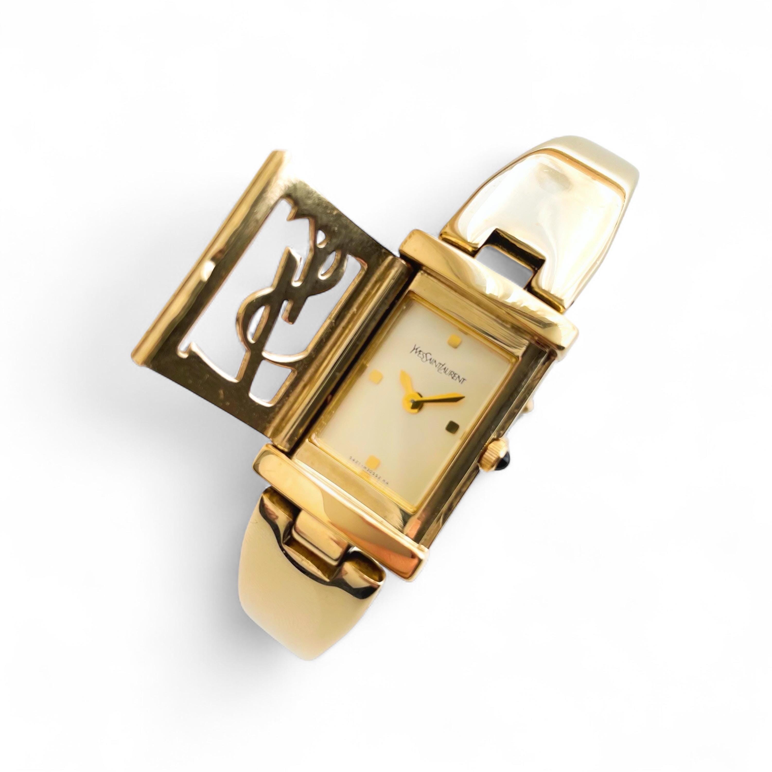 Vintage 1990s 40th Anniversary Gold-plated Yves Saint