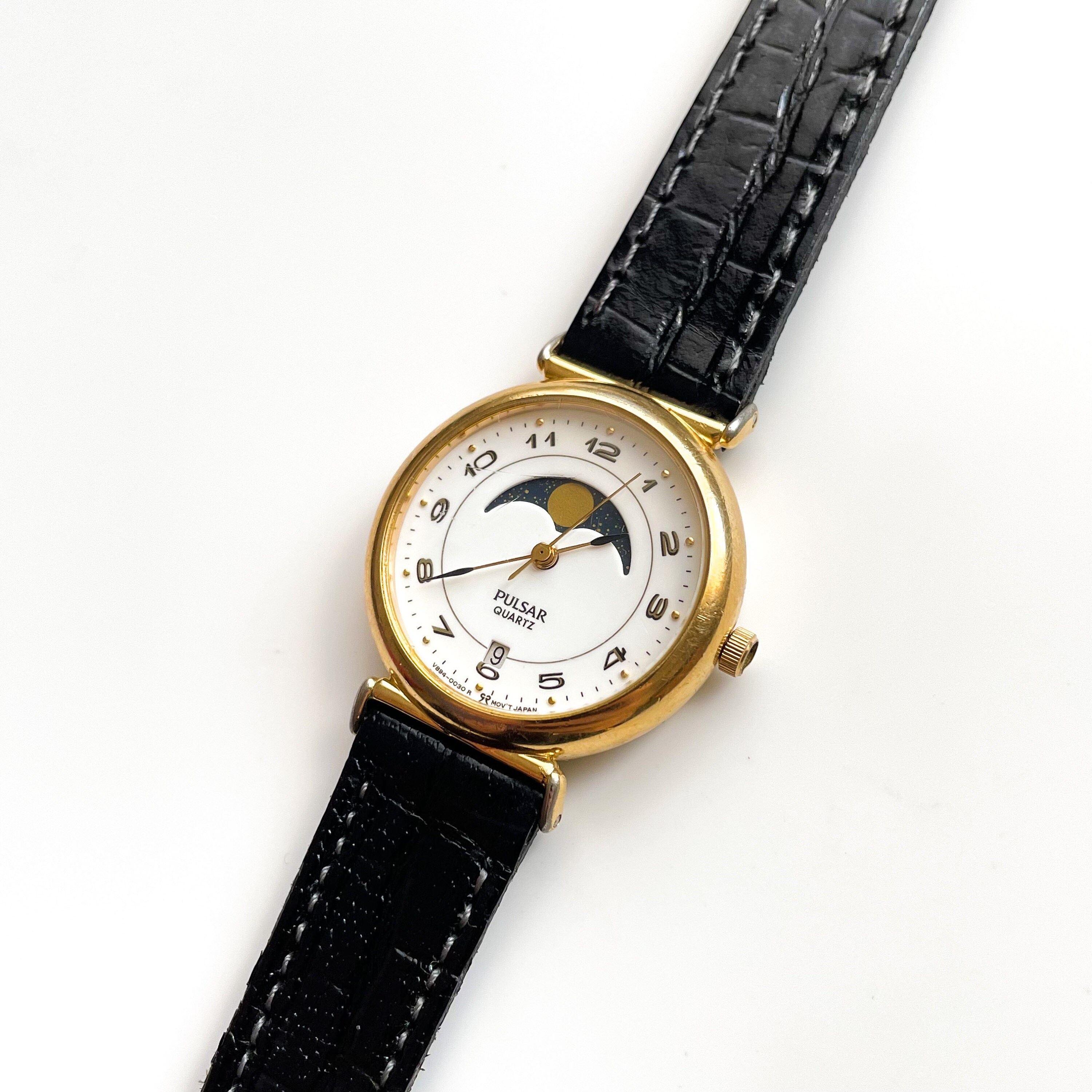 Pulsar moon phase watch cheap