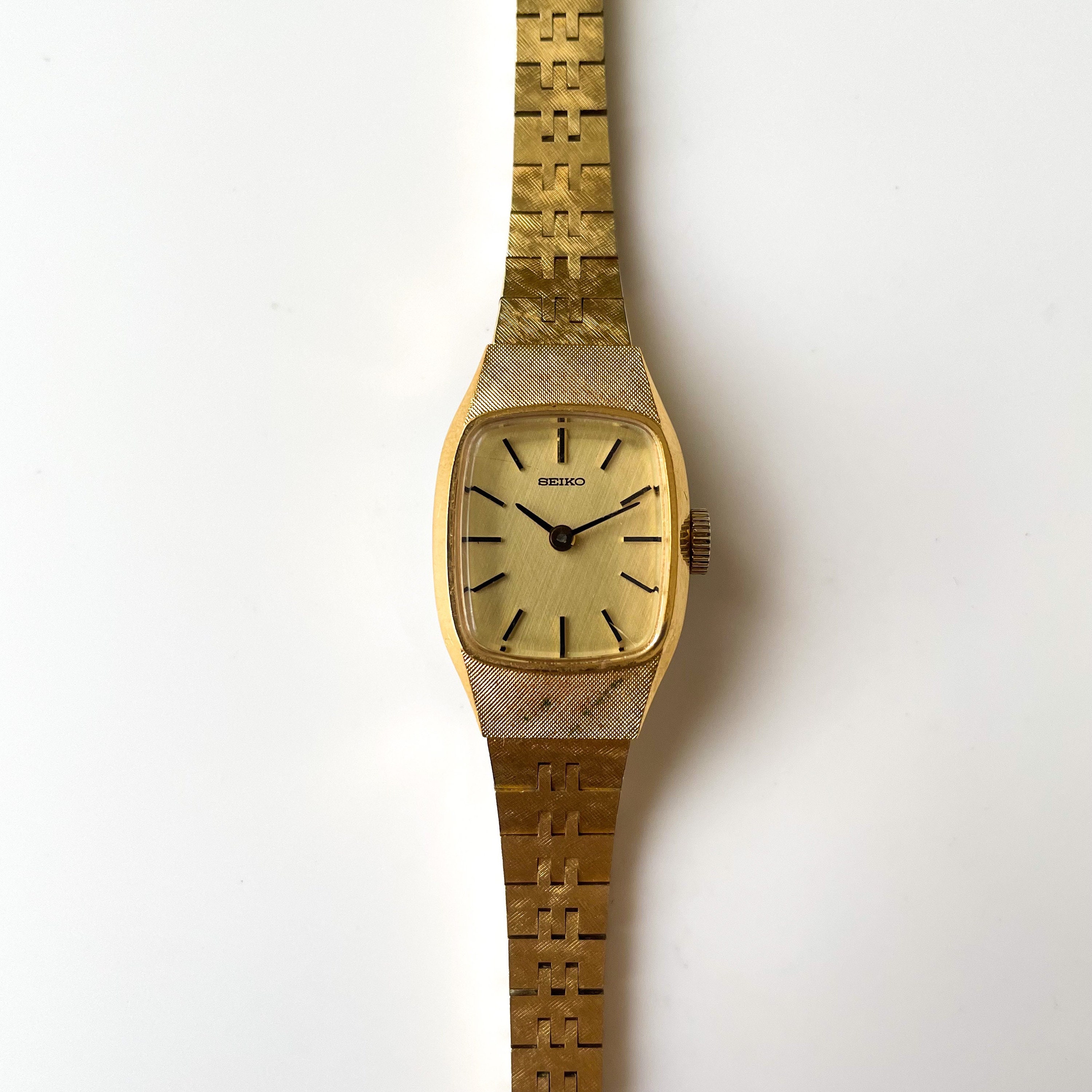 1970 Vintage Gold-tone Seiko Mechanical Watch With Rectangular - Etsy  Ireland