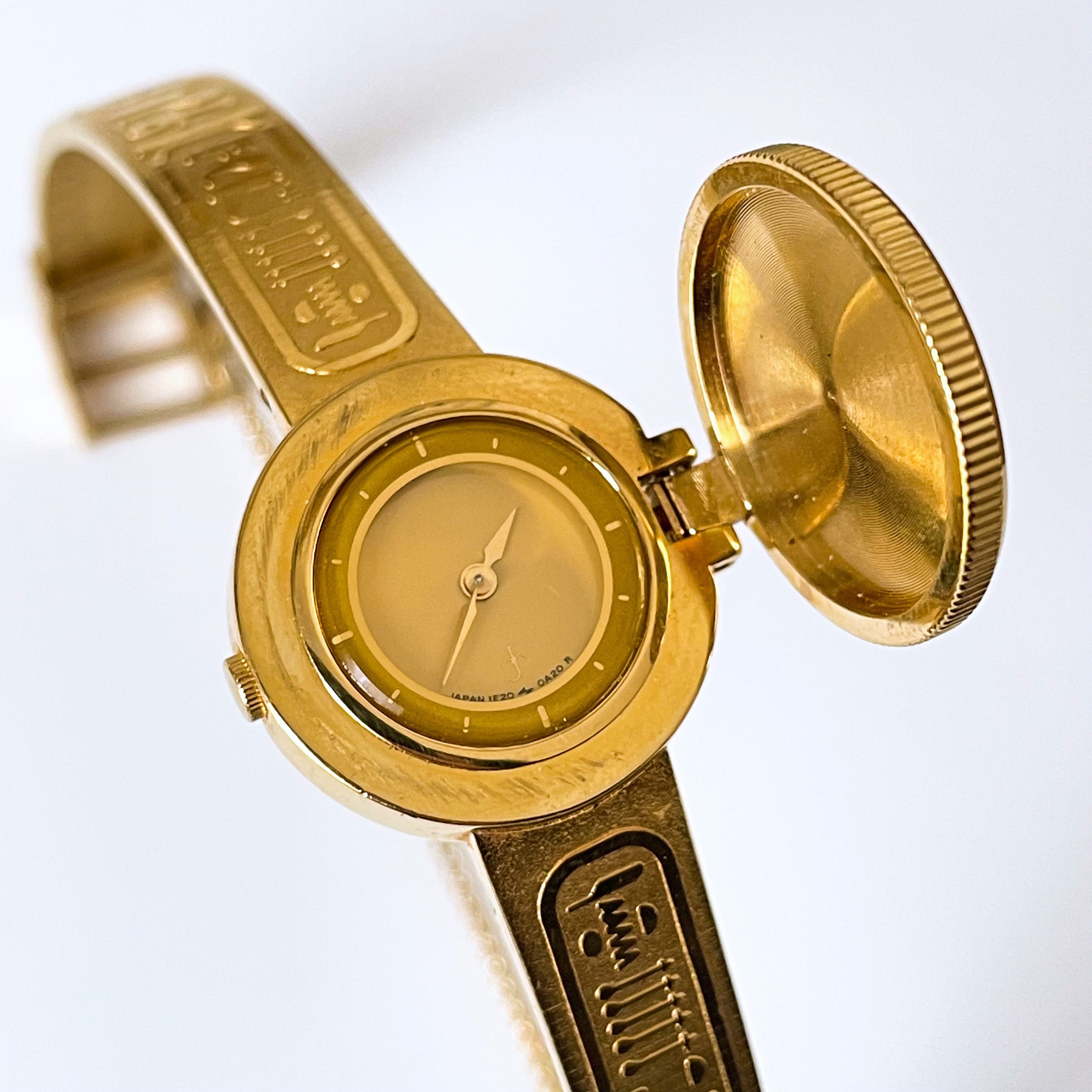 1985 Franklin Mint 'the Golden Nefertiti' Quartz Watch With Hidden