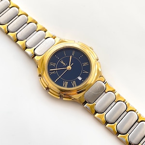 Vintage Yves Saint Laurent Quartz Watch Vintage 90s Yves Saint