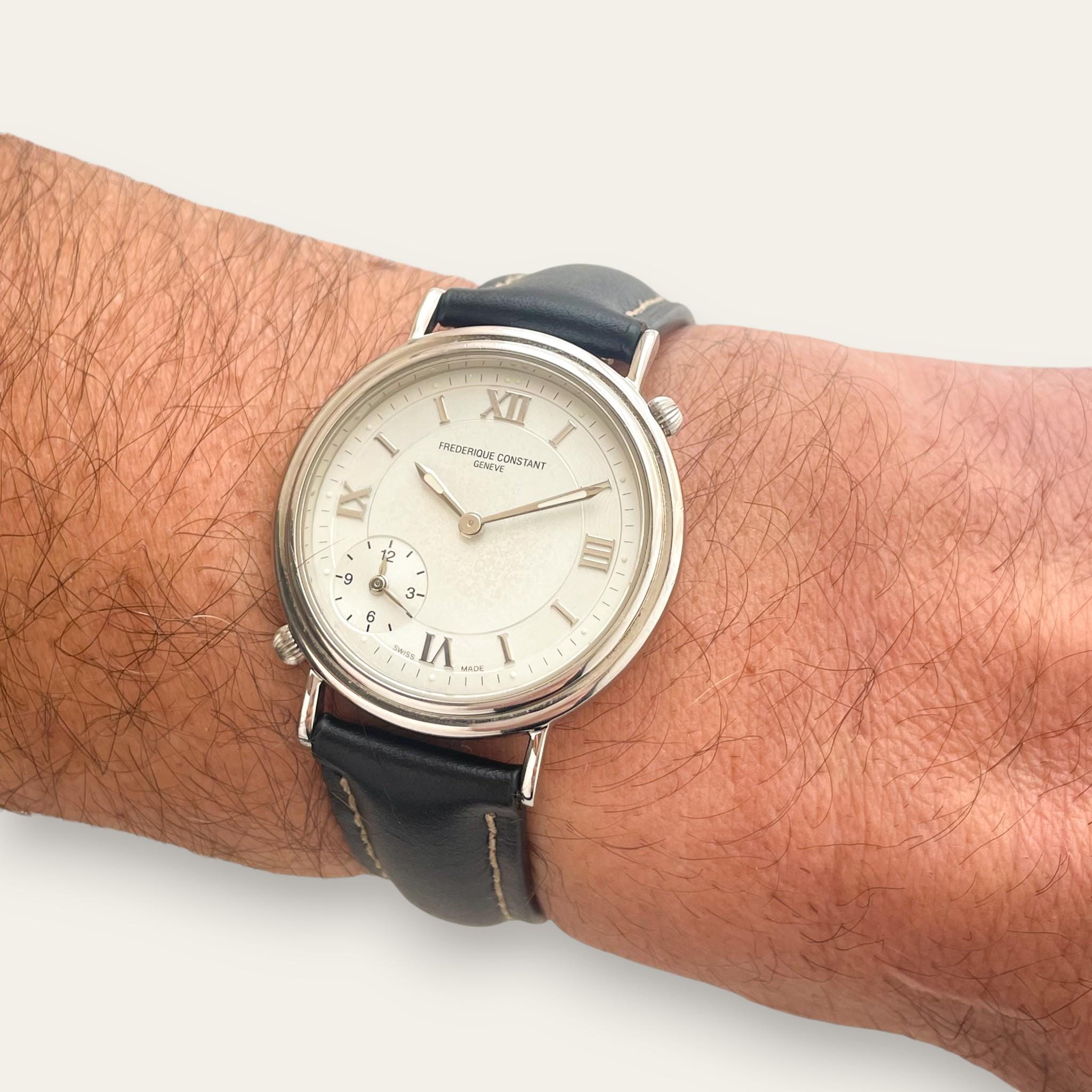 Frédérique Constant Gents/unisex Dual Time Quartz Watch Sapphire