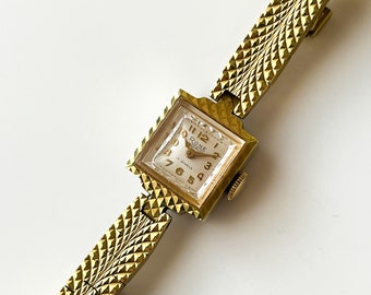 Winzige 1966 Damen Rone Mechanische Uhr mit Vergoldeten Armband - Zur Reparatur