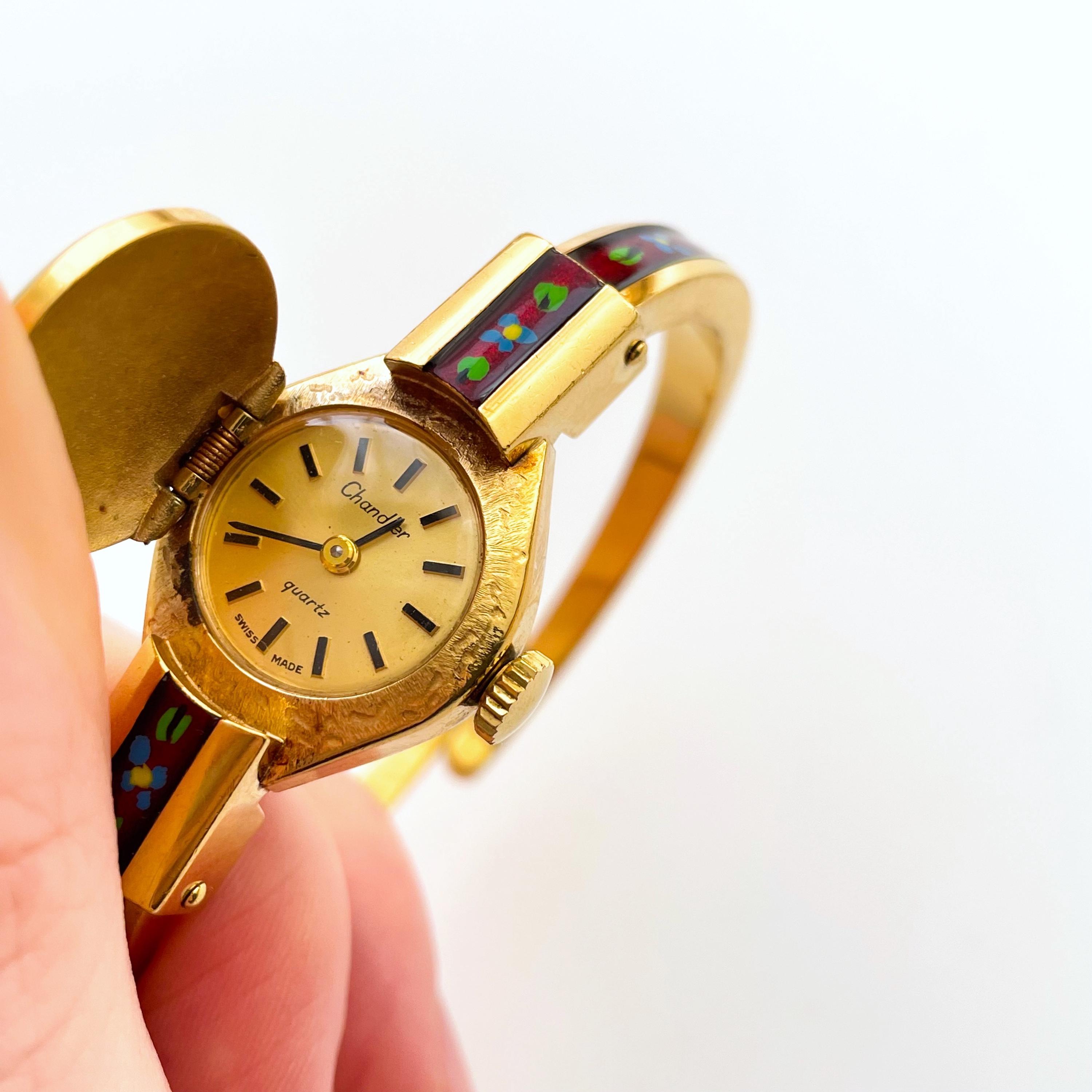 Vintage Gold Bangle Watch – ekiztas collection