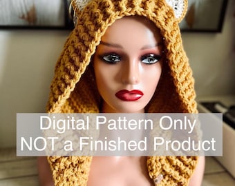 Oliver&#39;s Crochet Bear Hood Pattern