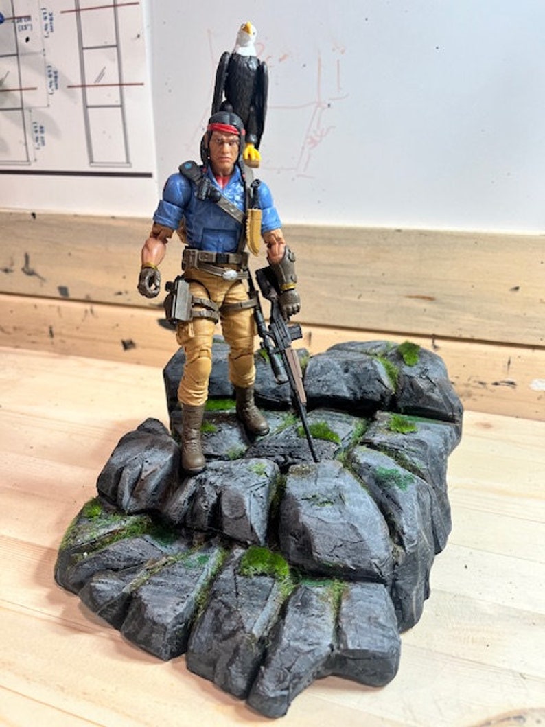 Action Figure Diorama Stand Etsy